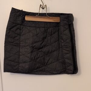 Quilted Black Skirt
